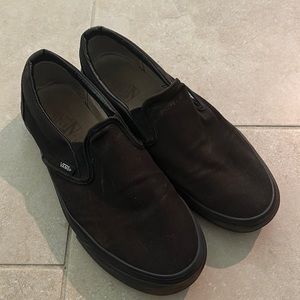 Vanz Black Slip on